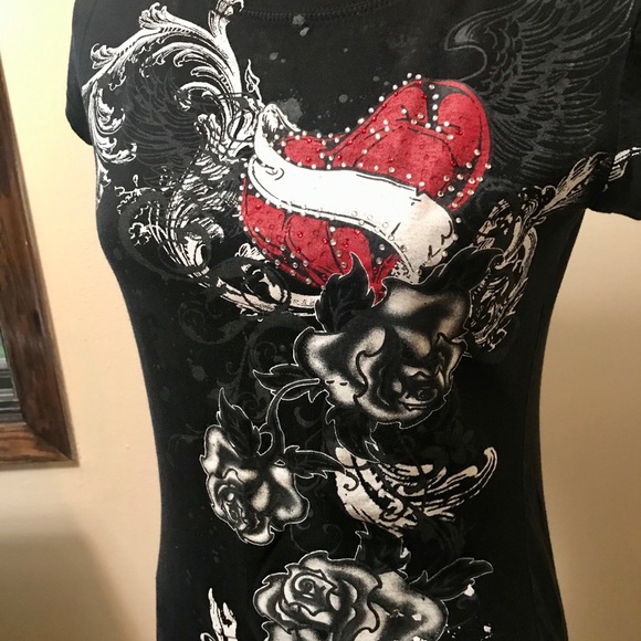❤️🖤❤️ Hearts, Roses, Rock n’ Roll - Picture 2 of 5